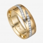 Preview: Giloy - Eheringe "Paulette" in Gelbgold