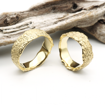 Brandl Trauringe - Structures Collection - Mars Gelbgold