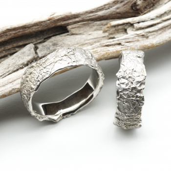 Brandl Trauringe - Structures Collection - Mars Weißgold