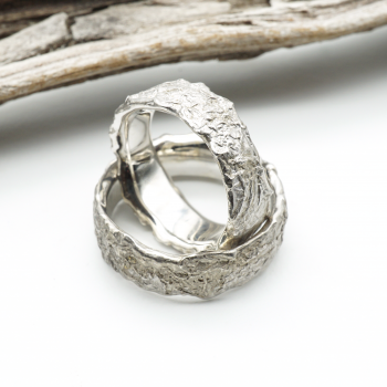 Brandl Trauringe - Structures Collection - Mars Weißgold