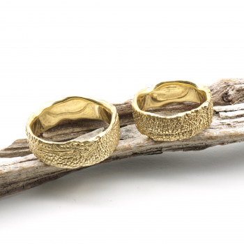 Brandl Trauringe - Structures Collection - Salvia Gelbgold