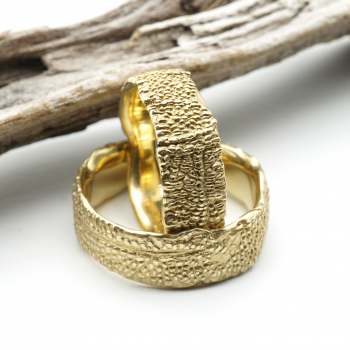 Brandl Trauringe - Structures Collection - Salvia Gelbgold