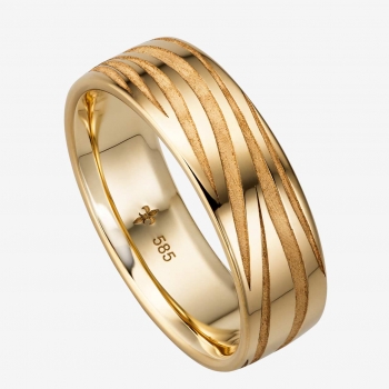 Giloy - Eheringe "Paulette" in Gelbgold